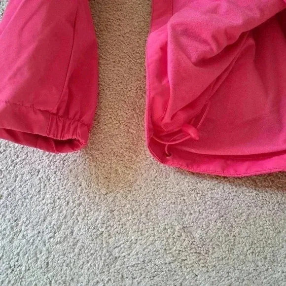 Women's Pink Packable Rain Jacket - Picture 10 of 15